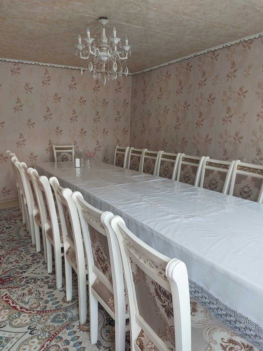 Стол стулья , 4.5 метр стол, 20 орындық