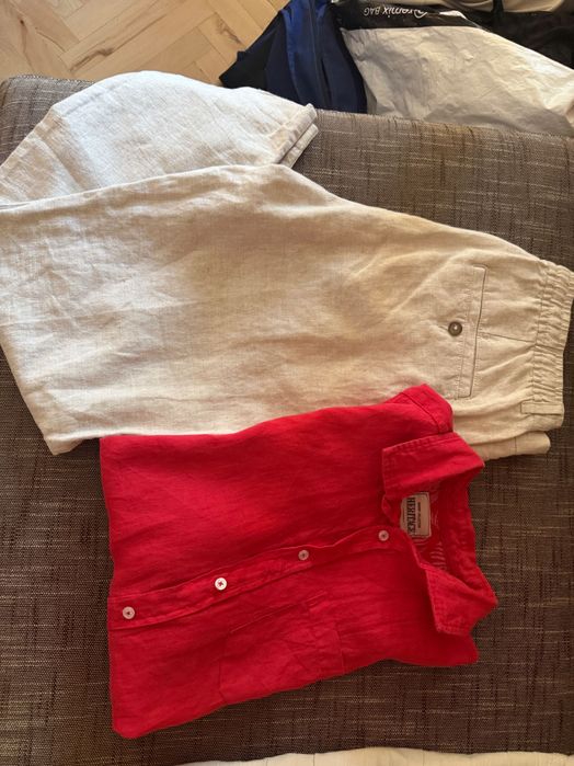 Мъжки дълъг панталон ( лен и памук), размер L