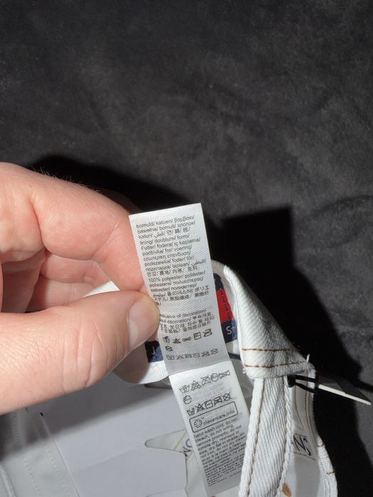 Tommy Jeans sapca unisex denim alb marime OS noua originala