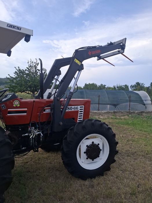 Tractor Fiat 80-66 cu încărcător frontal