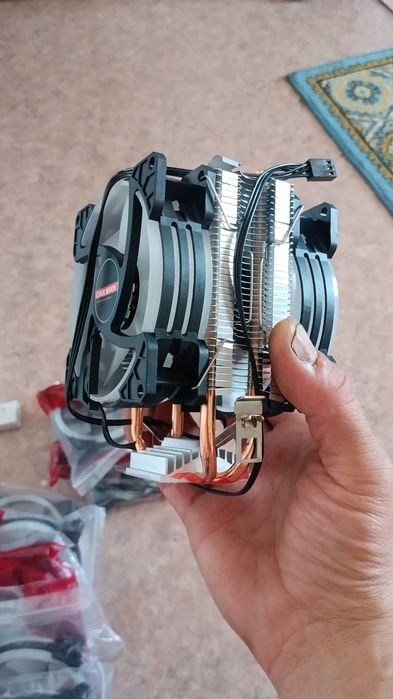 Башеный кулер с подсветкой