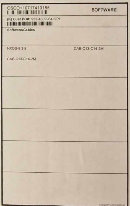 НОВИ Суичове  Cisco N9K-C9348GC-FXP
