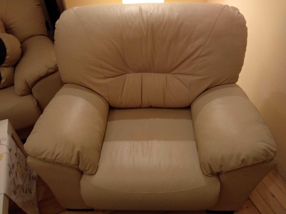 кожена холна гарнитура