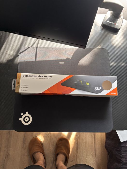 Mousepad Gaming SteelSeries Qck Heavy, negru