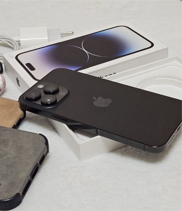iPhone 14 PRO MAX, Space Black, 87%bateria, Stare impecabila