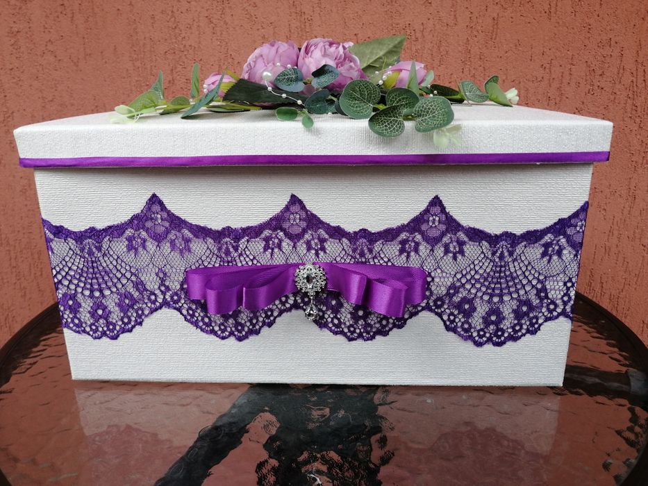 Сет за сватба (кутия за пликове, кошници и още... )