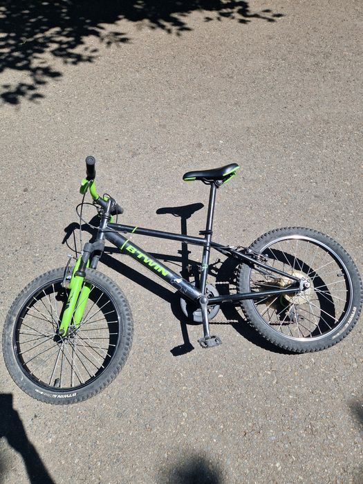 Bicicleta copii 20 inchi B-TWIN Racing Boy 500 racingboy verde dechatlon