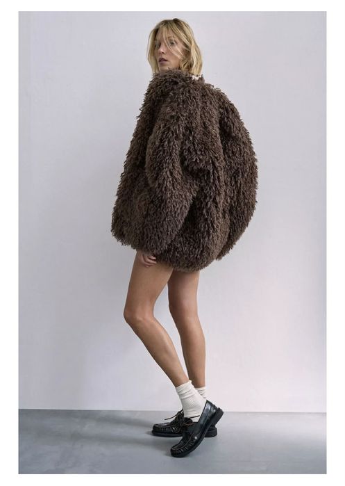 Модерни палта с косъм Zara