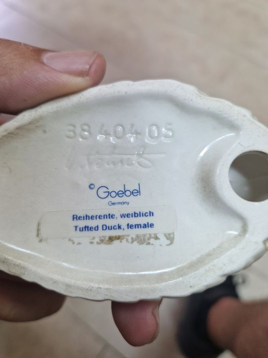 Уникална антикварна немска порцеланова фигура Goebel