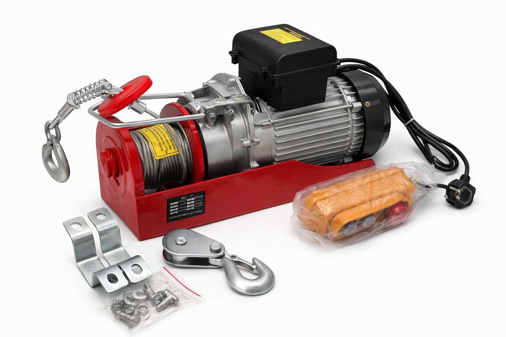Macara electrica 300-600kg cablu 12m motor 850W cu telecomanda