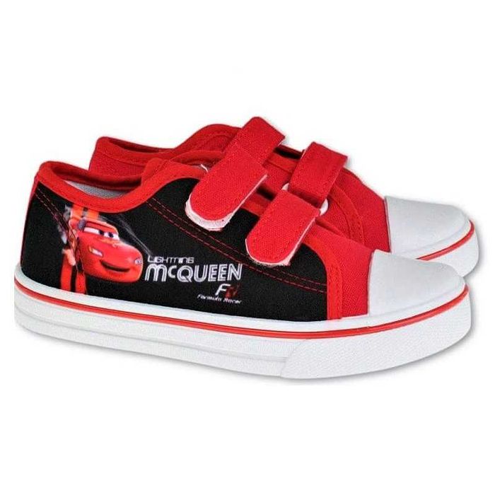 Tenisi din panza, noi, pentru baieti, cu Cars, marimi:30, 31, 32