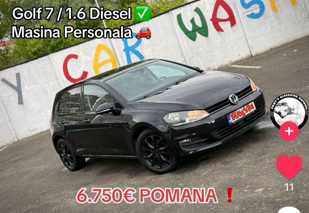 Vw Golf 7 scurt 4 usi
