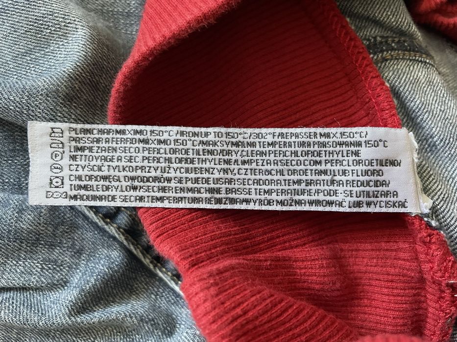 Къси дънки с еластичен колан, размер EUR 36