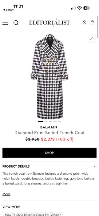Balmain windbraker