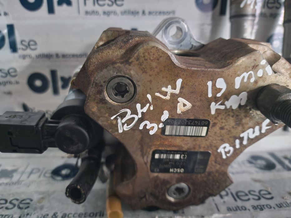 Injectoare/injector,Pompa inalta,rampa injectoare  Bmw X3 E 83,X5 E 70 motor  3.0d M57 286cp  biturbo 19000km