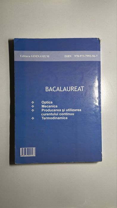 CULEGERE Fizica 100 variante de BAC