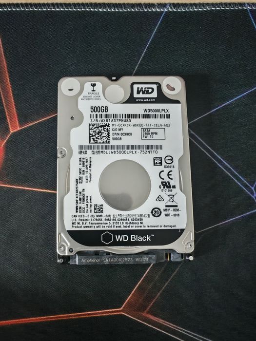 HDD laptop 500 GB Western Digital SATA