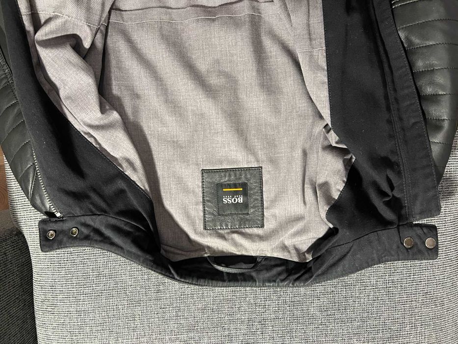 Кожено яке HUGO BOSS