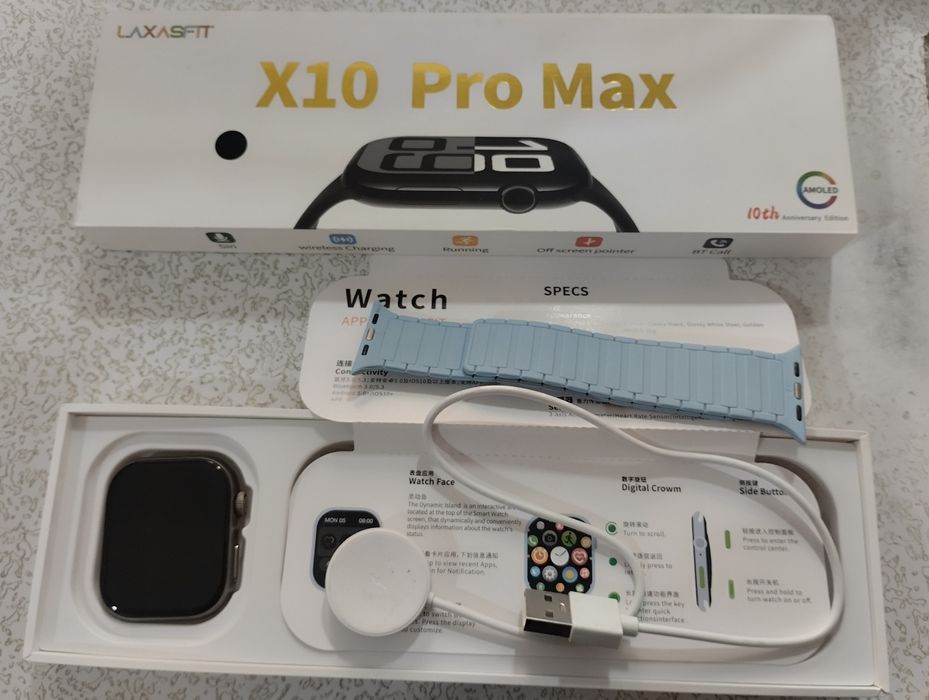 Продам Smart Watch X10 Pro Max (почти новые)