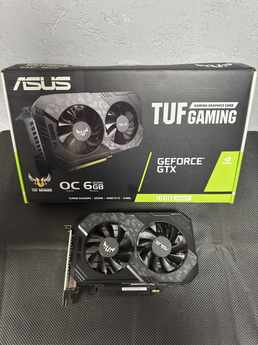 Placă video ASUS TUF Gaming GTX 1660 Super OC 6GB GDDR6