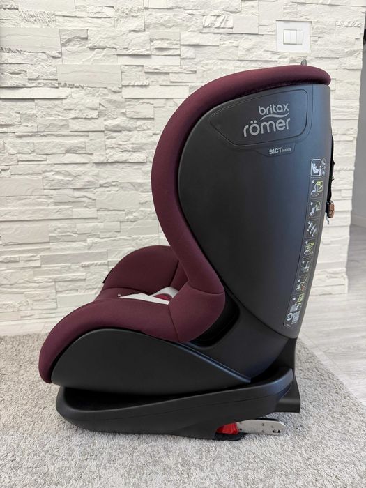 Scaun auto pentru copii Britax Romer, Trifix2, i-SIZE, Burgundy 15 luni-4 ani, 76-105 cm, 9-22 kg