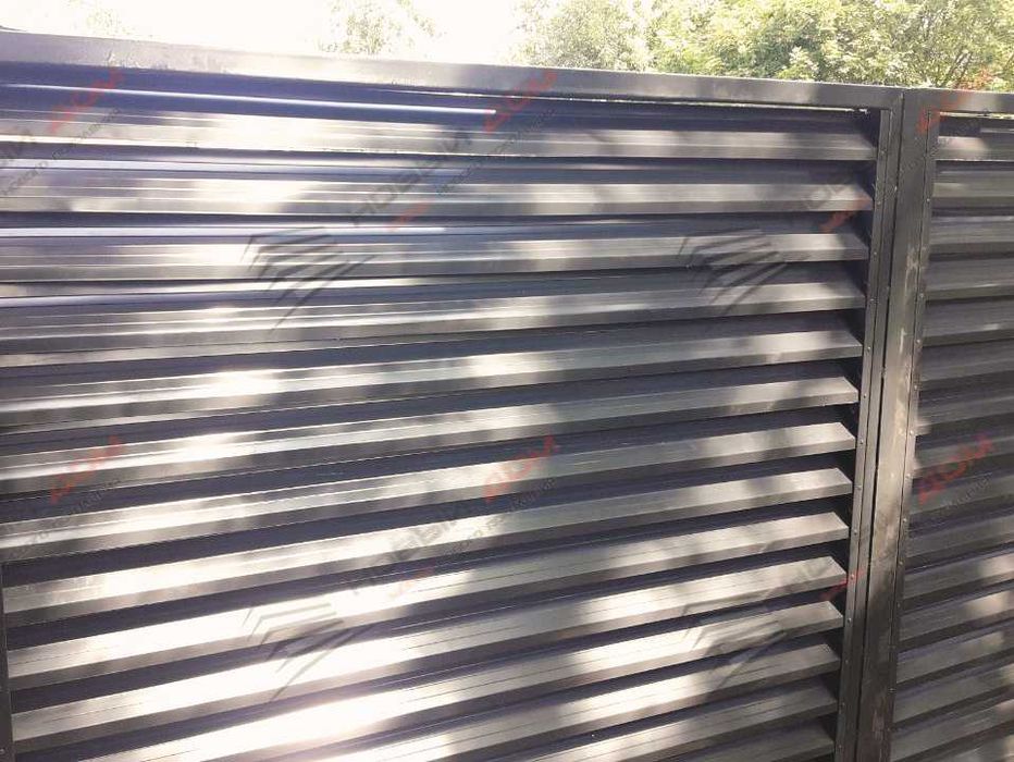 Забор жалюзи еврожалюзи