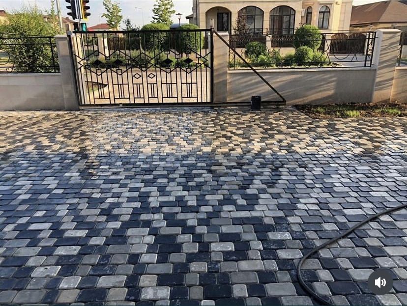 Брусчатка, сплитерные блоки, рванный кирпич