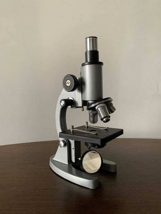 Microscop optic educațional – NOU, metalic