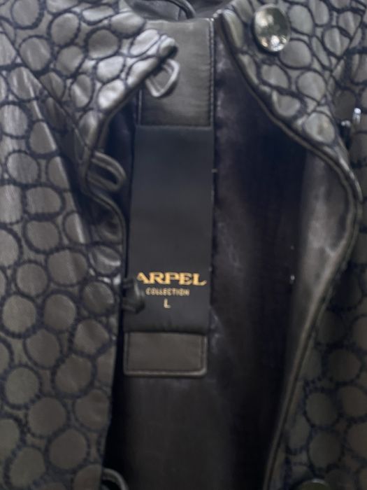 Кожанный плащ