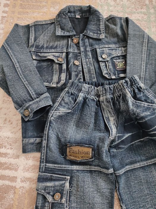 Джинсовка двойка  на мальчика