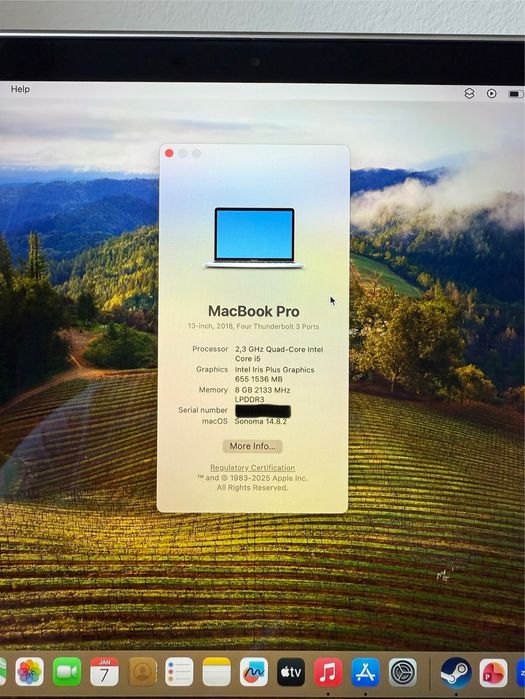 MacBook Pro 13” / Core i5 / 8GB / SSD / Отличное состояние