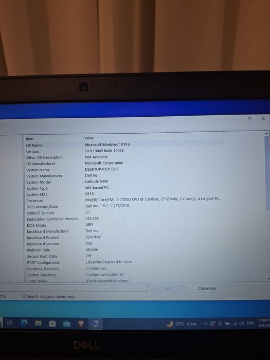 Лаптоп Dell Latitude 5490
