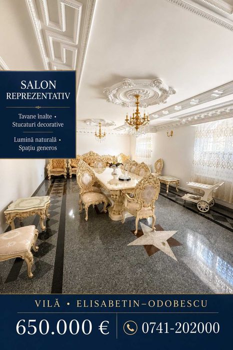 Vilă individuală Elisabetin – Odobescu | D+P+M | teren 677 mp