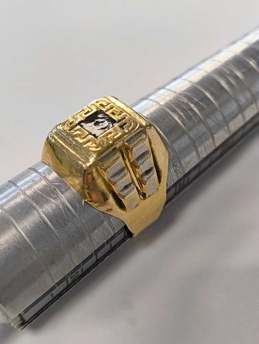 *НАМАЛЕНО ЗЛАТО* Златен пръстен 8,01 грама на цена от 119 лева за грам