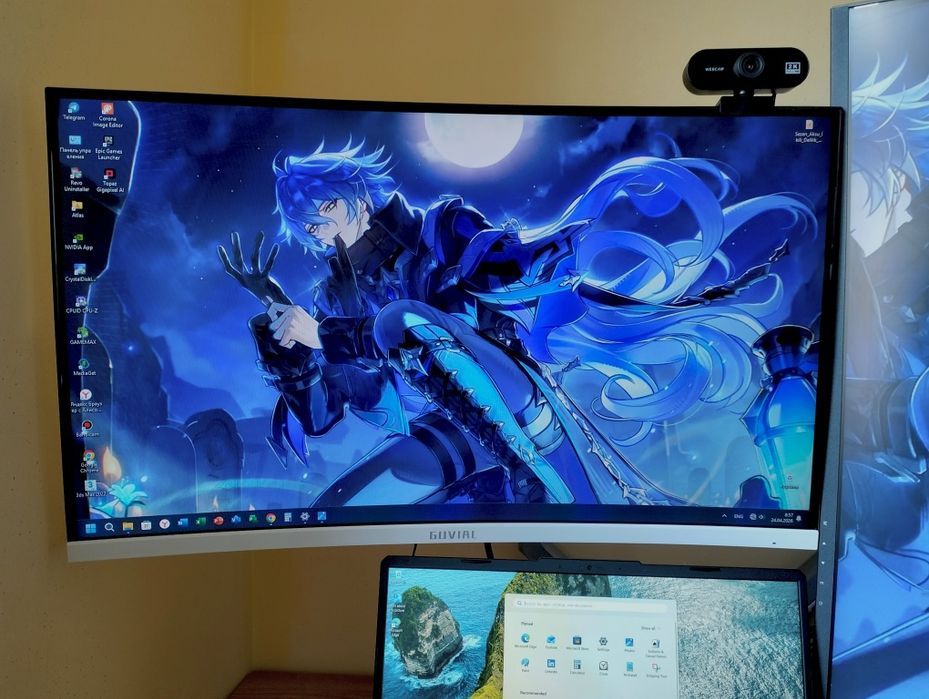 Kompyuter vs Notebook bira sotiladi.  Hamma o'yin va Dasturda ishlaydi