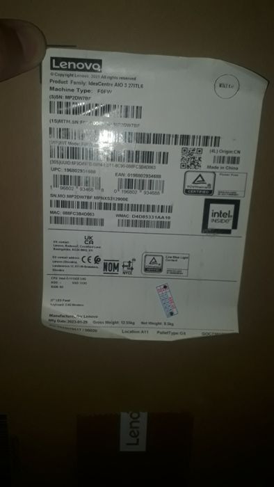 Monoblock IdeaCentre AIO 3 27ITL6