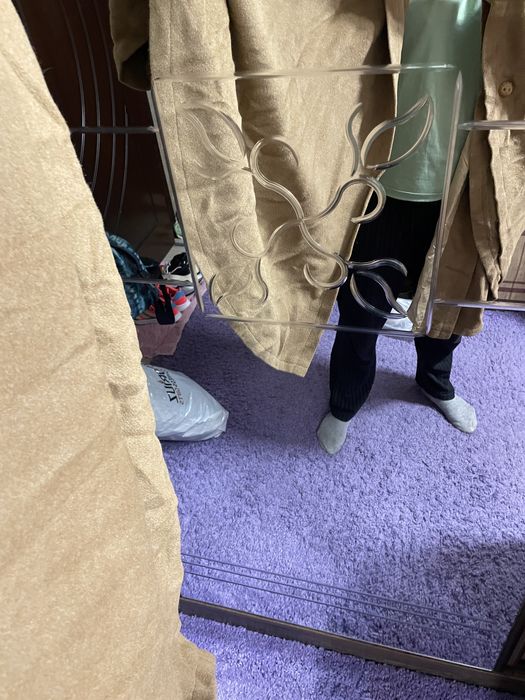 Пончо чистая шерсть капюшоном.