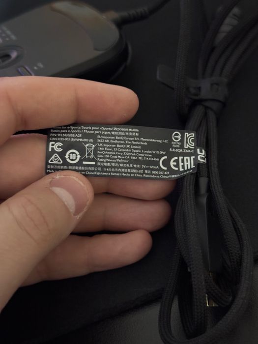 Мышь ZOWIE ZA12-C черный