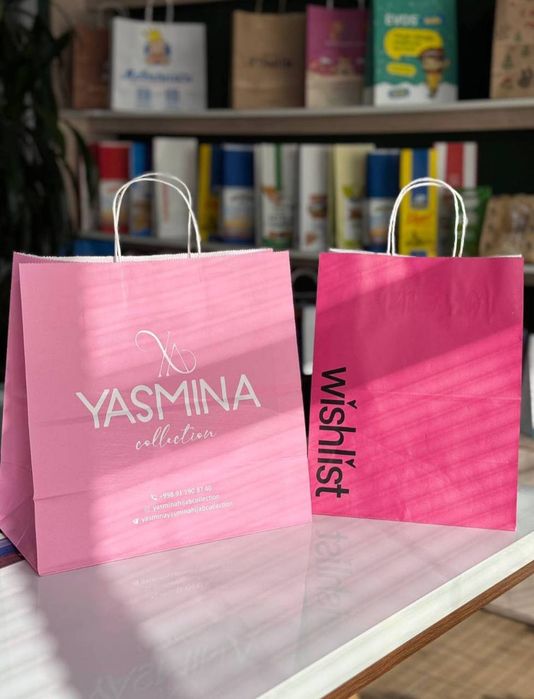 Крафт пакеты с вашим LOGO (прямое производство)