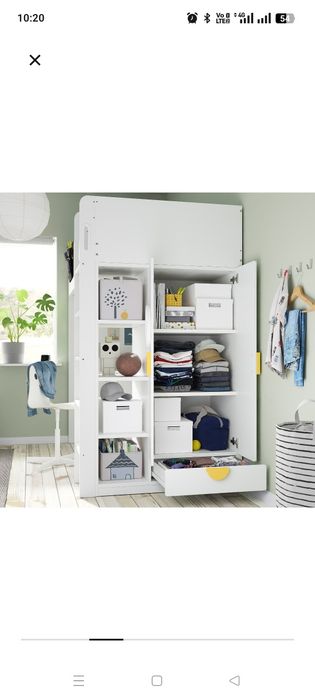 Vând pat supraetajat cu birou