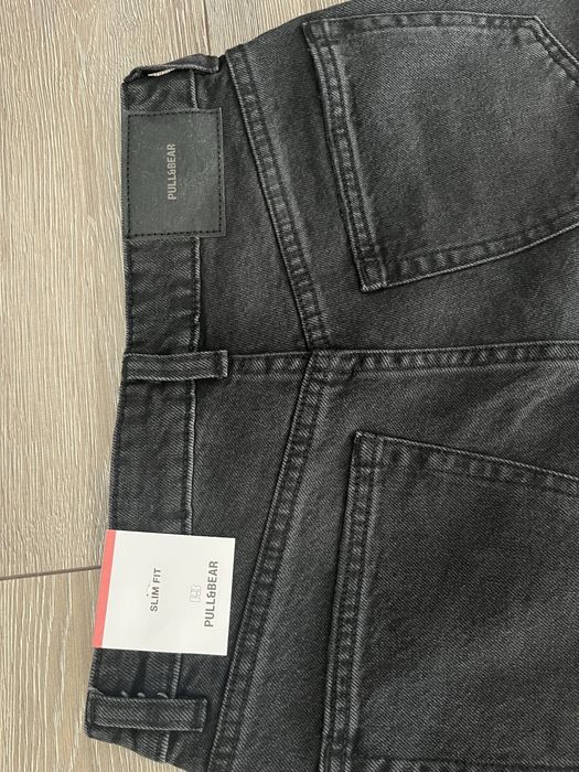 Черни дамски дънки Pull&Bear