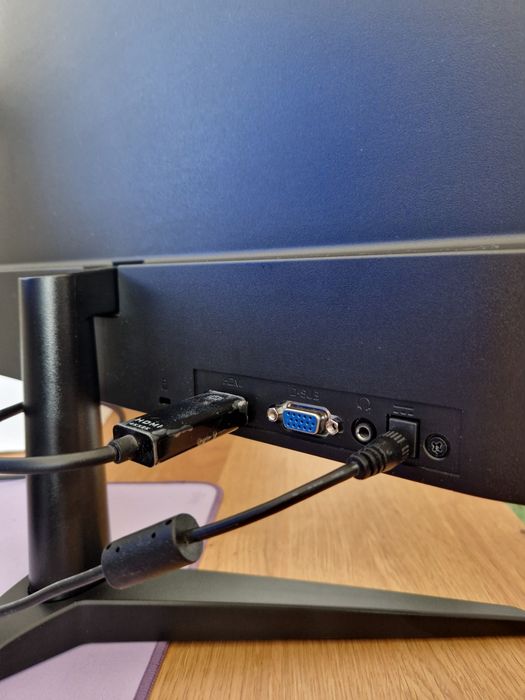 Monitor LED MVA AOC 23.6", Full HD, HDMI, Negru, 24B1H