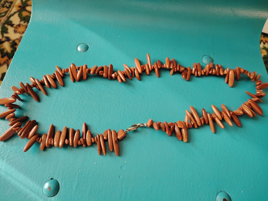 Бусы" Золотой песок"