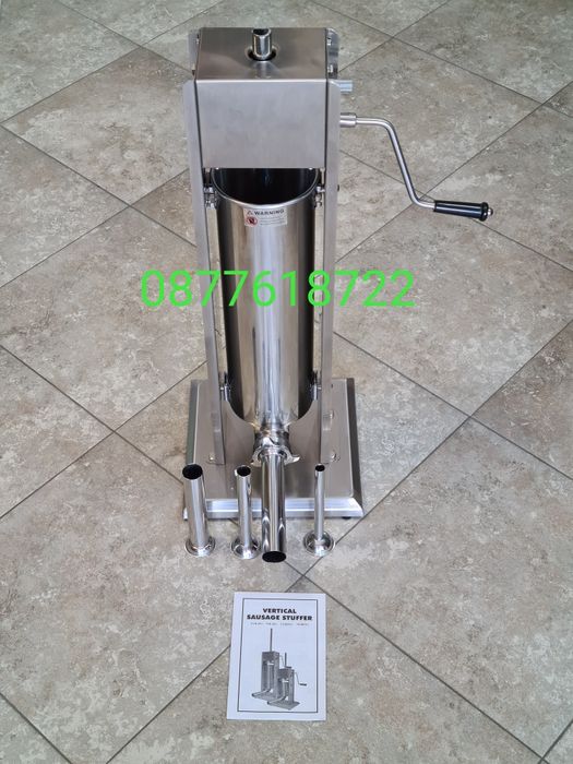 Пълначка за месо вертикална от неръждаема стомана 7 литра