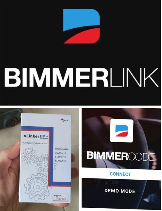 Vlinker BM+ Codare Bmw BimmerLink BimmerCode Interfață Bmw BT 4.0 Dual