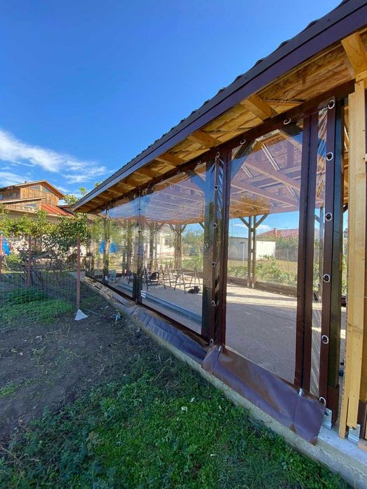 Producator folie terasa Cristal transparenta folii terase si foisoare