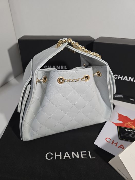 Налична чанта Chanel Hobo 25S синя