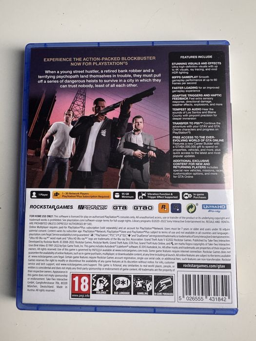 Нова! GTA 5 за PlayStation 5