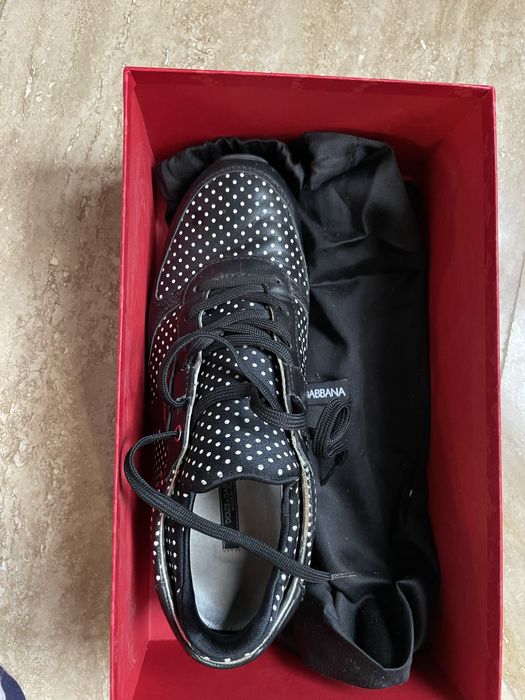 Дамски кожени маратонки Dolce&Gabbana