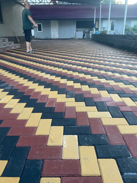 Укладка брусчатки